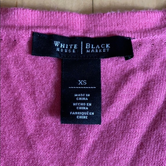 White House Black Market button down crop cardigan - Picture 2 of 2